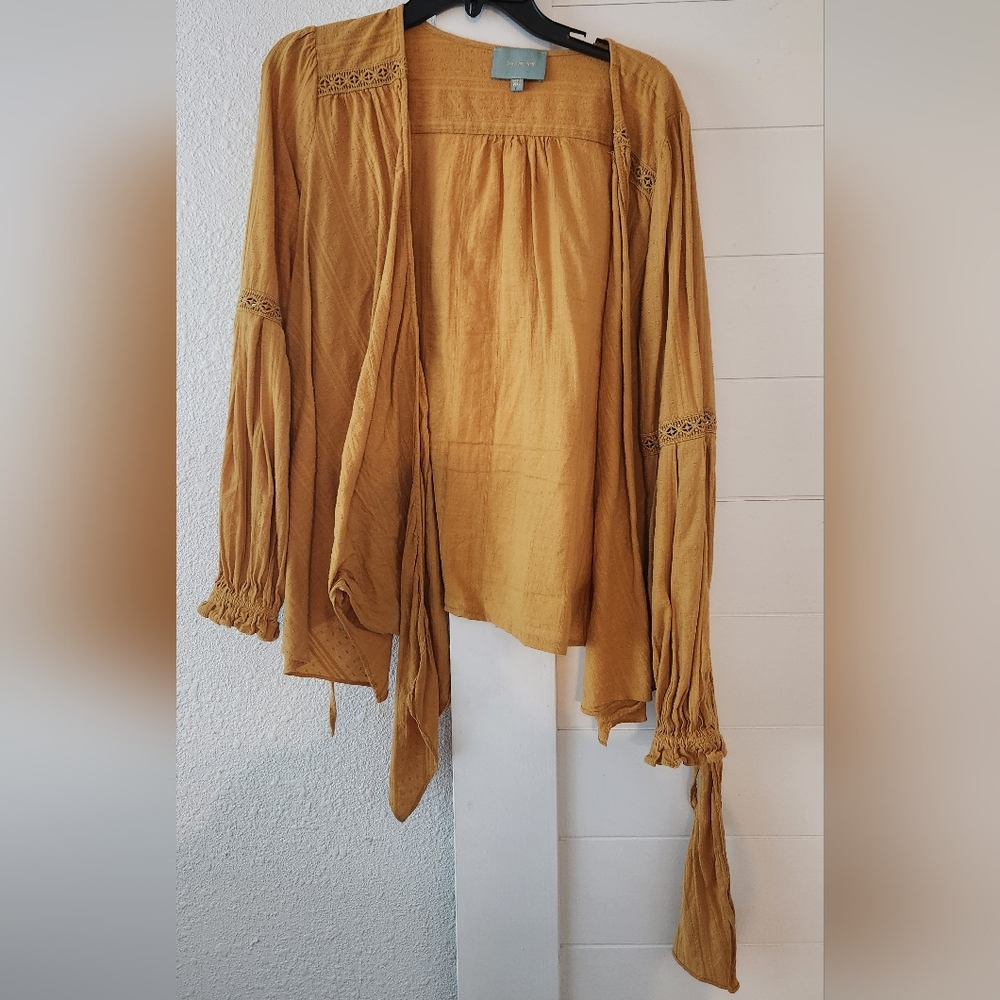 Bohemian Mustard Maxi Skirt